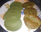 A picture of step 3 of Palak puri.