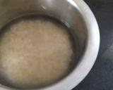 A picture of step 1 of Lemon Rice With Masala curd.