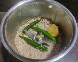 A picture of step 1 of Coriander Chutney (Green/Dhaniya Chutney).