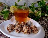 عکس مرحله 4 از دستور 🪷توپک خرما زنجبیلی🪷