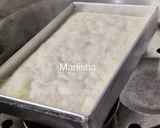 A picture of step 4 of Bhagar Dhokla (Barnyard Millet).