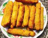 Hình bước làm 5 của món Khoai lang nhào bột chiên xù