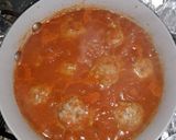 A picture of step 3 of Meatballs in Chipotle Sauce with Potatoes.