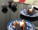 Une image de l'étape 2 de Figues au fromage de chèvre frais.