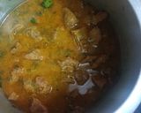 A picture of step 2 of Mutton Pepper fry.