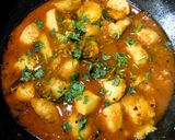 A picture of step 8 of Chamagadda Pulusu (Colocasia / Arbi / Taro Root Curry - Andhra / Telangana cuisine).
