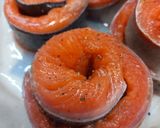 A picture of step 2 of Fish rose.