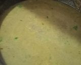 A picture of step 7 of Fast curry with singhare ka Atta.