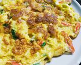 รูปขั้นตอนการทำที่ 2 ของ ไข่เจียวพริกไชโป๊วหวาน