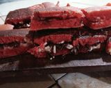 Foto langkah ke 8 dari resep Martabak (terang bulan) red velvet teflon no mixer.