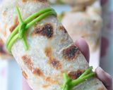 A picture of step 5 of Creative Kimchi Spring Roll Wraps.