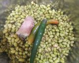 A picture of step 2 of Whole moong vegetable paniyaram (south indian starters).