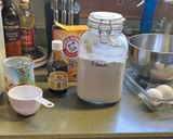 A picture of step 1 of Russian Cake.