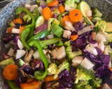 Foto del paso 4 de la receta: Wok de Salmón con almendras y arándanos