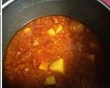 A picture of step 2 of Chola dal vadi sabzi.