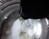 A picture of step 1 of Corona theme cake.