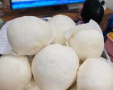 Hình bước làm 4 của món Bánh bao nhân khoai lang hấp đường thốt nốt