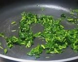 A picture of step 1 of Methi matar malai.