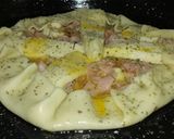 Foto del paso 3 de la receta: Tarta rápida de jamón, queso y orégano