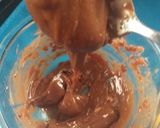 A picture of step 3 of Sattu chocolate ball.