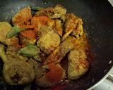 A picture of step 4 of Gongura Chicken Fry.
