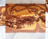 A picture of step 8 of Chocolate Marble Sponge Cake - Gluten Free.