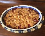 Une image de l'étape 7 de Crumble aux cranberries fraîches clémentines et amandes.