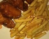 Foto del paso 8 de la receta: Alitas en salsa BBQ con papas fritas