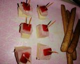 Foto del paso 3 de la receta: Palitos de jamón, queso y Morrón