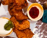 A picture of step 2 of Kfc chicken.