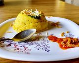 A picture of step 5 of Vidharbh style Upma.