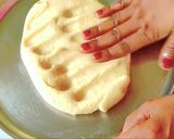 A picture of step 4 of Kaju Katli (Indian Cashew Fudge).