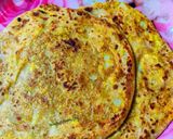 A picture of step 8 of Aloo paneer ke parathe.