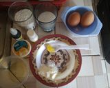 Foto langkah ke 1 dari resep Zebra sponge cake (antigagal).