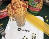A picture of step 8 of Chicken fajita spaghetti.