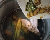 Foto langkah ke 3 dari resep Bubur Ayam Kuah Kuning.