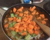 A picture of step 2 of Sweet potato curry.