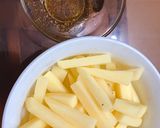 Hình bước làm 1 của món Khoai tây chiên healthy NCKD