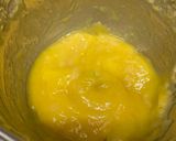 A picture of step 2 of Mango yoghurt Popsicles.