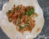 A picture of step 2 of Mooli Parathas.