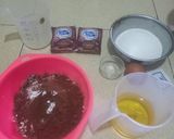 Foto langkah ke 1 dari resep (1). Brownies mini cuma 1 telur.