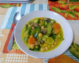 Foto del paso 6 de la receta: Encocada de garbanzos y champiñones con verduras al curry picante