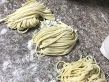 Homemade egg noodle/ homemade mie telur