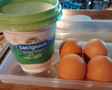 Foto del paso 1 de la receta: Bizcochuelo humedo de queso crema light y chocolate 