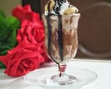 A picture of step 4 of Rich Chocolate smoothie.