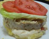 Foto del paso 6 de la receta: Arepa rellena de fiambre de pollo casero🫓🥙🥯