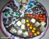 A picture of step 6 of Brownie pizza.