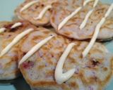 Une image de l'étape 4 de Pancake framboise chocolat blanc.