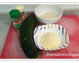 Foto del paso 1 de la receta: Bastones de calabacín con parmesano