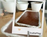 A picture of step 6 of AMIEs easy BROWNIEs.